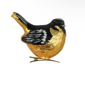 Glass Clip On Oriole Bird Ornament Baltimore Maryland